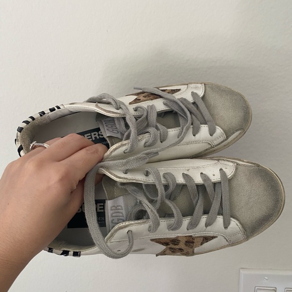 golden goose zebra/ leopard superstars - Picture 3 of 7